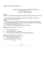 Đề Thi GV Dạy Giỏi cấp trường