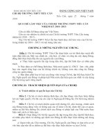 Qui chế làm việc của chi bộ nhiệm kỳ 2010-2015