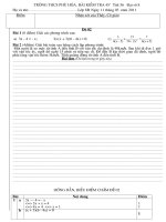 ĐỀ KIỂM TRA ĐẠI 8 CHƯƠNG III  DE 02