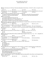 Đề gốc Kiểm tra giữa kỳ 2 _ khối 11CB