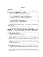 TỔNG QUAN ĐÀO TẠO VÀ PHÁT TRIỂN NGUỒN NHÂN LỰC TRONG NGÀNH DỆT MAY VIỆT NAM.