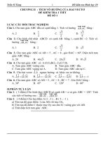 Kiểm tra 1 tiết Hình học 10 chương 2