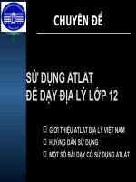 SU DUNG ATLAT TRONG BAN DO