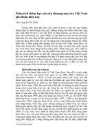 Phân tích thâm hụt cán cân thương mại của Việt Namgiai đoạn hiện nay