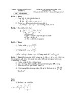 Đề + ĐA HSG Toán 8