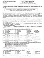 De KT 1 tiet lop 11 CB lan 1 kyII