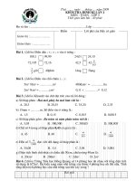 Kiểm tra Giữa HK I - Toán 5 (90)