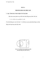 Báo cáo thực tập kiểm tra và tháo lắp máy phát điện đúng quy trình