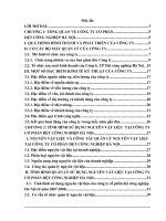 luận  văn kỹ thuật dệt may Quản trị nguồn nguyên vật liệu đầu vào ở công ty cổ phần công nghiệp dệt Hà Nội