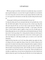 tiểu luận Thị trường dệt may Việt Nam và Thế Giới trong thời gian qua