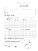 Kiểm tra cuói HK I - Toán 3 (90)