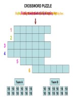 Game Crossword Puzzle