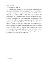 Thiết kế nền và móng công trình theo sơ đồ công trình có nội lực do tải trọng tính toán gây ra tại chân cột ở đỉnh móng ở cos thấp hơn cos ngoài nhà 0,75m như số liệu bài ra