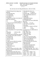 đề kiểm tra học kì 2 lý 6