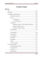 đồ án kỹ thuật điện điện tử  Bài nhóm Những vấn đề Cơ bản về Anten