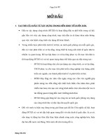 PHÂN TÍCH HIỆU QUẢ KINH TẾ XÃ HỘI CỦA DỰ ÁN ĐẦU TƯ TRONG NỀN KINH TẾ QUỐC DÂN