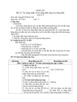 Bai 22 tác dung nhiet và tac dung phat sang cua dong dien