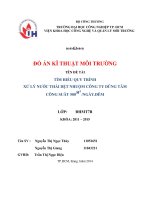 tìm hiểu quy trình xử lý nước thải dệt nhuộm nhà máy Dũng Tâm