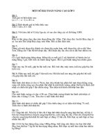 các bài toán khó lớp 3