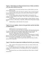 topic level 4 toeic university