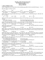 ĐỀ KIỂM TRA 45 PHÚT LẦN 2 10 TN