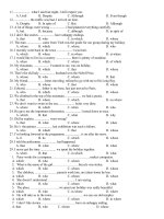 TRẮC NGHIỆM ĐẠI TỪ QUAN HỆ