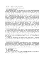 quản trị tác nghiệp  lập kế hoạch bán hàng  tổ CHỨC lực LƯỢNG bán HÀNG