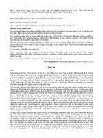 Bài văn đạt giải nhất kỳ thi HS giỏi tỉnh TT.Huế năm học 2010-2011