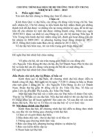 chuong trinh đại hội chi bộ