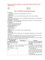 giáo án công nghệ 9 cả năm 3 côt (chuẩnKTKN)