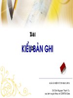 Tin 11 Tiet 34 Bai 13 BanGhi