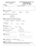ĐỀ KTĐK-LẦN 3- LỚP 2-@@