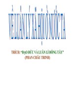 VỀ LUÂN LÝ XÃ HỘI Ở NƯỚC TA-Phan Châu Trinh.