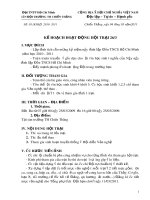 Kế hoạch hội trại 26/3/2011