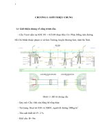 Thiết kế thi công Cải tạo và sửa chữa cầu Trươi tại xã Sơn Trường, huyện Hương Sơn, tỉnh Hà Tĩnh