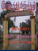 Tính chất HH của Kim loại