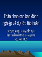 Hướng dẫn thực hiện Chuẩn KTKN