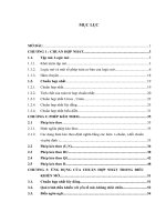 đồ án kỹ thuật điện  điện tử  Ứng dụng của chuẩn hợp nhất trong việc xác định giá trị của luật hợp thành trong điều khiển mờ.