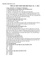 kế hoạch trò chơi nhỏ 26/3/2011