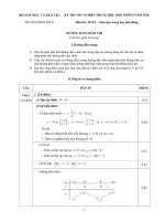 ĐÁP ÁN ĐỀ THI TỐT NGHIỆP 2010