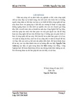 đồ án chi tiết dạng trục bị động