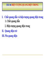 bài 31: HIỆN TƯỢNG QUANG ĐIỆN