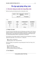 Ôn tập ngữ pháp tiếng Anh