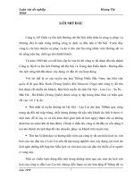 Khai thác văn hoá H’Mông của công ty CP Dịch vụ Du lịch Đường sắt Hà Nội để phát triển du lịch ở Sa Pa - Lào Cai