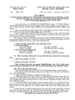 Quy định mức khen thưởng (Công đoàn ngành)