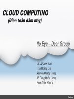 thuyết trình mạng máy tính và bảo mật Cloud Computing