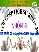 Bài thuyết trình nhân học đại cương