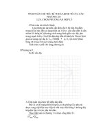 đồ án kỹ thuật điện điện tử TÍNH TOÁN CHỈ TIÊU KĨ THUẬT,KINH TẾ CỦA CÁC PHƯƠNG ÁN, CHỌN PHƯƠNG ÁN THÍCH HỢP NHẤT