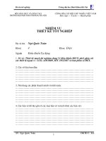 đồ án kỹ thuật điện điện tử Thiết kế mạch thí nghiệm dùng Vi điều khiển 80C51 phối ghép với các thiết bị ngoại vi LCD, ADC0809, RTC DS12887 và bàn phím số HEX.