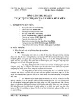 bài báo cáo thu hoạch thực tập